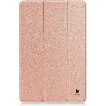 Etui Bizon Case Tab Croc do Galaxy Tab S8 / S7, różowozłote