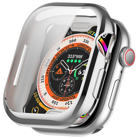 Etui Bizon Case Watch Felipe do Apple Watch 11 / 10 (42mm), srebrne