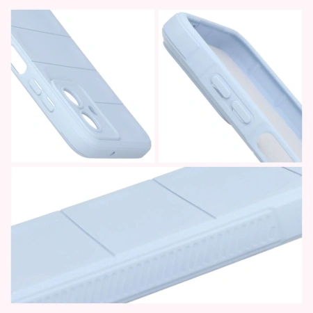 Pancerne etui Bizon Case Tur do Galaxy A07 4G, jasnoniebieskie