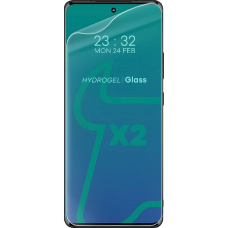Folia hydrożelowa na ekran Bizon Glass Hydrogel Front Duo do Motorola Edge 30 Fusion, 2 sztuki