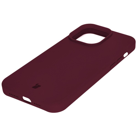 Etui silikonowe Bizon Soft Case do iPhone 14 Pro Max, ciemnofioletowe