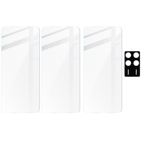 3x Szkło + szybka na aparat BIZON Clear 2 Pack do Xiaomi Poco X6 Pro