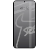 Prywatyzujące szkło hartowane Bizon Glass Edge Shadow Duo do Galaxy S25 Plus / S24 Plus, przyciemniane z czarną ramką, 2 sztuki