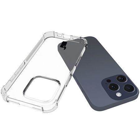 Etui + 2x folia na ekran + szkiełko na obiektyw Bizon Case Clear Pack do iPhone 16 Pro
