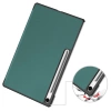 Etui z klapką Bizon Case Tab Croc do Galaxy Tab S10 FE Plus, ciemnozielone