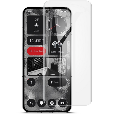 Folia hydrożelowa na ekran Bizon Glass Hydrogel Front Duo do Nothing Phone (2a) / (2a) Plus, 2 sztuki