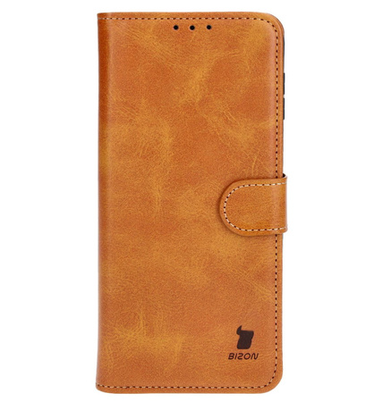 Etui z klapką Bizon Case Pocket do Galaxy M34 5G, brązowe