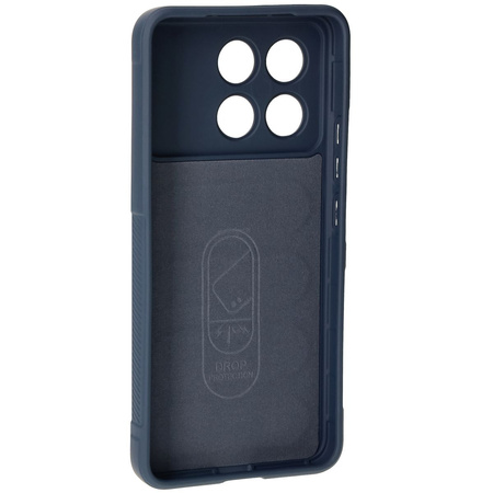 Pancerne etui Bizon Case Tur do Xiaomi Poco F6 Pro, granatowe