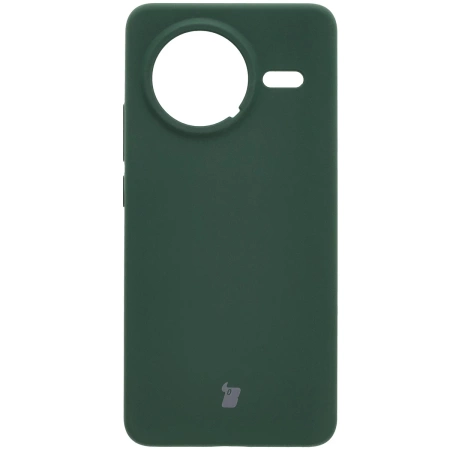Silikonowe etui Bizon Soft Case do Xiaomi POCO F7 Pro, ciemnozielone