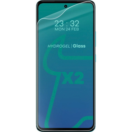 Folia hydrożelowa na ekran Bizon Glass Hydrogel dla Moto G72, 2 sztuki