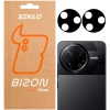 Szkło na aparat Bizon Glass Silk Lens do Xiaomi Poco F7 Pro, 2 sztuki