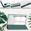 Etui Bizon Case Tab Clear Matt do Galaxy Tab S10 Lite / S10 FE / S9 / S9 FE, ciemnozielone