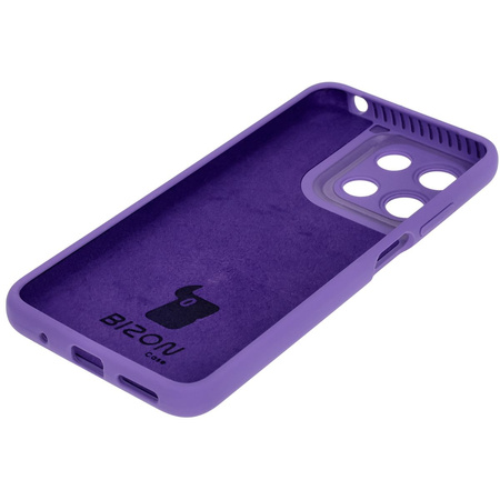 Silikonowe etui Bizon Soft Case do Motorola Moto G15 / G15 Power, fioletowe