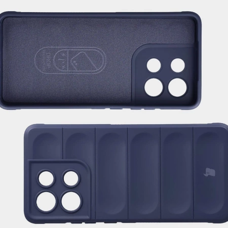 Pancerne etui Bizon Case Tur do Motorola Moto G86 Power 5G, granatowe
