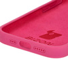 Etui silikonowe do iPhone 15 Pro Bizon Soft Case, fuksja