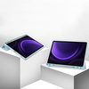 Etui Bizon Case Tab Lizard do Galaxy Tab S10 Lite / S10 FE / S9 / S9 FE, błękitne
