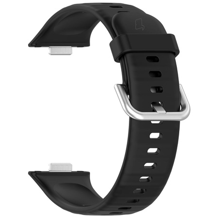 Pasek Bizon Strap Watch Silicone Pro do Huawei Watch Fit 3, czarny