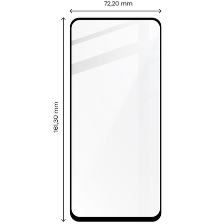 Szkło hartowane Bizon Glass Edge 2 do HTC U23 Pro, czarne