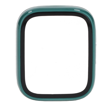 Etui Bizon Case+Glass Watch do Xiaomi Redmi Watch 3 Active, zielone