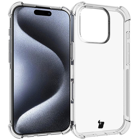 Elastyczne etui Bizon Case Salpa do iPhone 16 Pro przezroczyste