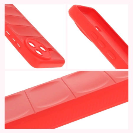 Pancerne etui Bizon Case Tur do Xiaomi Poco F7 Pro, czerwone