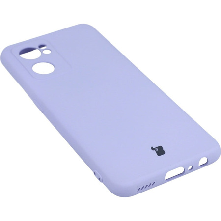 Etui Bizon Case Silicone do Oppo Reno 7 5G, jasnofioletowe