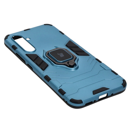Etui Bizon Case Armor Ring do Samsung Galaxy A54 5G, niebieskie