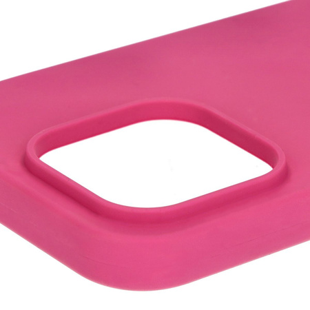 Etui silikonowe do iPhone 15 Pro Bizon Soft Case, fuksja
