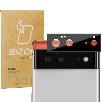 Szkło na aparat Bizon Glass Silk Lens dla Google Pixel 6, 2 sztuki