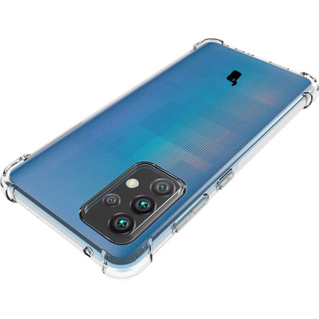 Etui + 2x szkło + obiektyw Bizon Case Clear Pack do Galaxy A52s 5G, A52 5G/4G, przezroczyste