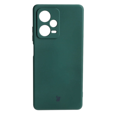 Etui Bizon Case Silicone Sq do Xiaomi Redmi Note 12 Pro Plus 5G, ciemnozielone