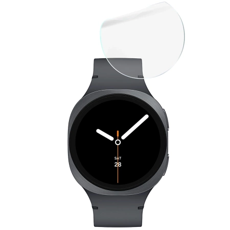 Folia hydrożelowa na ekran Bizon Glass Watch Hydrogel Duo do Galaxy Watch 8 44 mm, 2 sztuki