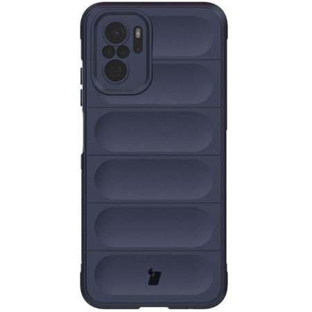 Pancerne etui Bizon Case Tur do Xiaomi Pocophone M5s / Xiaomi Redmi Note 10 / 10s, granatowe