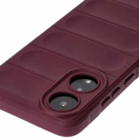 Pancerne etui Bizon Case Tur do Oppo A78 4G, burgundowe