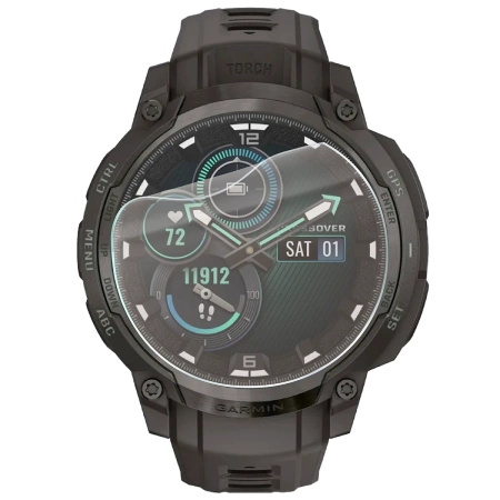 Folia matowa Bizon Glass Watch Film Sun do Garmin Instinct Crossover AMOLED, 1 sztuka