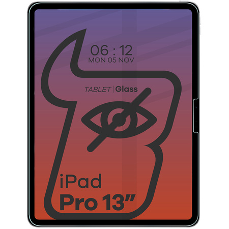 Prywatyzujące szkło hartowane Bizon Glass Tab Clear Shadow Duo do iPad Pro 13 2024, 2 sztuki