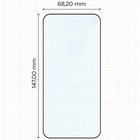 Szkło hartowane Bizon Glass Edge 2 do Vivo X300, czarna ramka