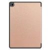Etui z klapką Bizon Case Tab Lizard do Galaxy Tab A11 Plus / A9 Plus, różowozłote