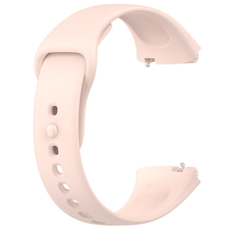 Pasek Bizon Strap Watch Dots do Xiaomi Redmi Watch 3 Active, jasnoróżowy