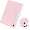 Etui Bizon Case Tab Lizard do Galaxy Tab S10 Lite / S10 FE / S9 / S9 FE, różowe