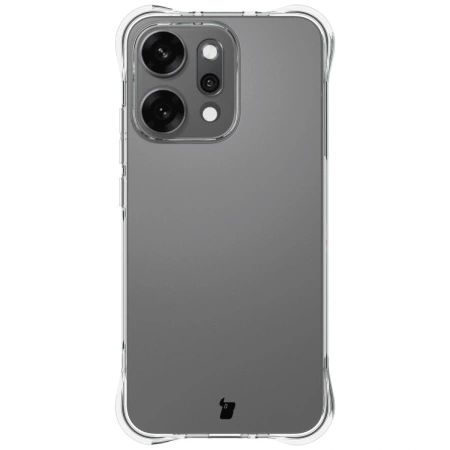 Elastyczne etui + 2x folia na ekran Bizon Case Clear Pack do Oppo Reno 14