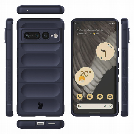 Pancerne etui Bizon Case Tur do Google Pixel 7 Pro, granatowe