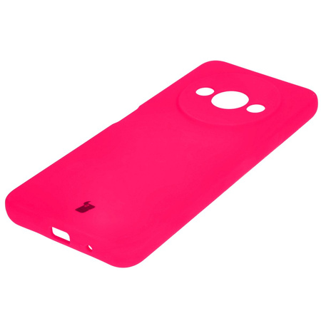 Etui silikonowe Bizon Soft Case do Xiaomi Redmi A3 4G, neonowo-różowe