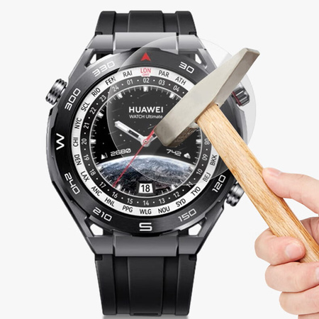 Folia hydrożelowa na ekran Bizon Glass Watch Hydrogel Duo do Huawei Watch Ultimate, 2 sztuki