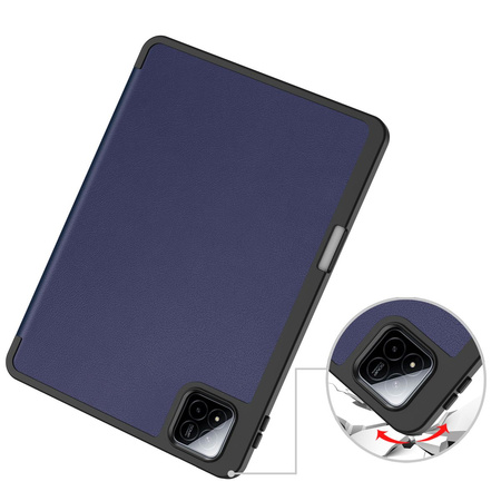 Etui z klapką Bizon Case Tab Lizard do Xiaomi Pad 7 / 7 Pro, granatowe