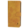 Etui z klapką Bizon Case Pocket do iPhone 15 Plus, brązowe