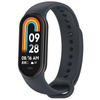 Silikonowy pasek Bizon Strap Watch Dots do Xiaomi Smart Band 10 / 9 / 9 NFC / 8, ciemnoszary
