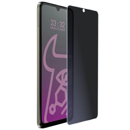 Prywatyzujące szkło hybrydowe Bizon Glass Mule Shadow do Motorola Moto G06 Power 4G, matowe