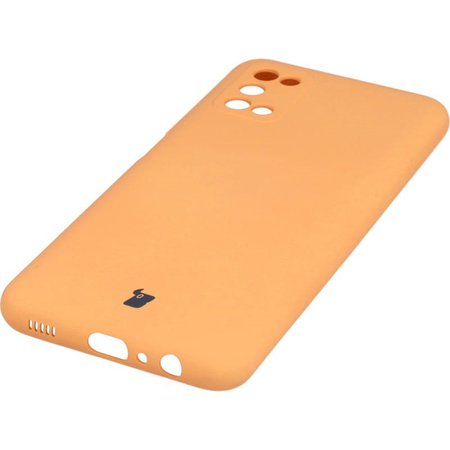 Etui Bizon Case Silicone do Galaxy A03S, pomarańczowe