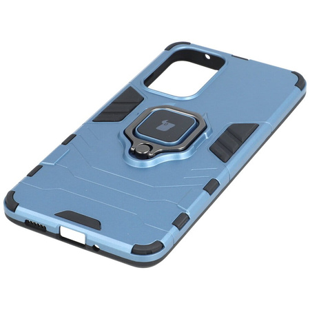 Etui Bizon Case Armor Ring do Galaxy A33 5G, niebieskie